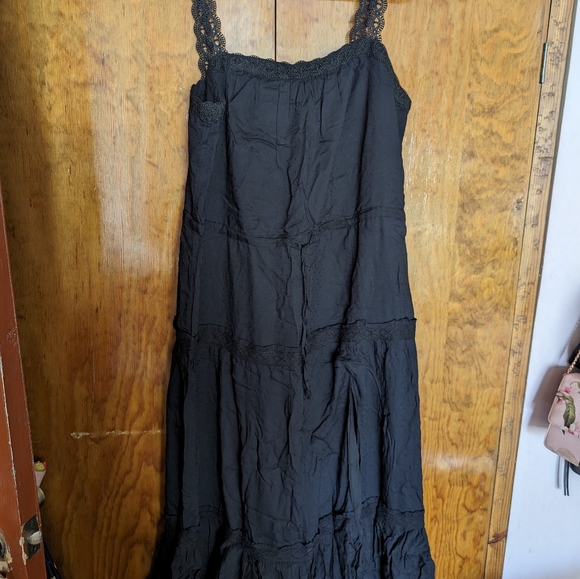 PAIGE Amity dress black size L - Picture 2 of 4